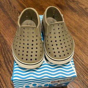 Native kid shoes MILES green/white C7